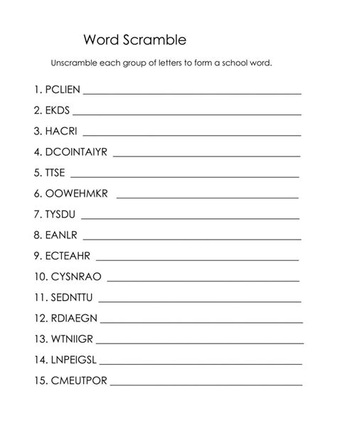 unscramble two words.